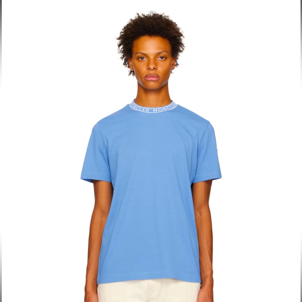 Moncler Blue Garment T-Shirt